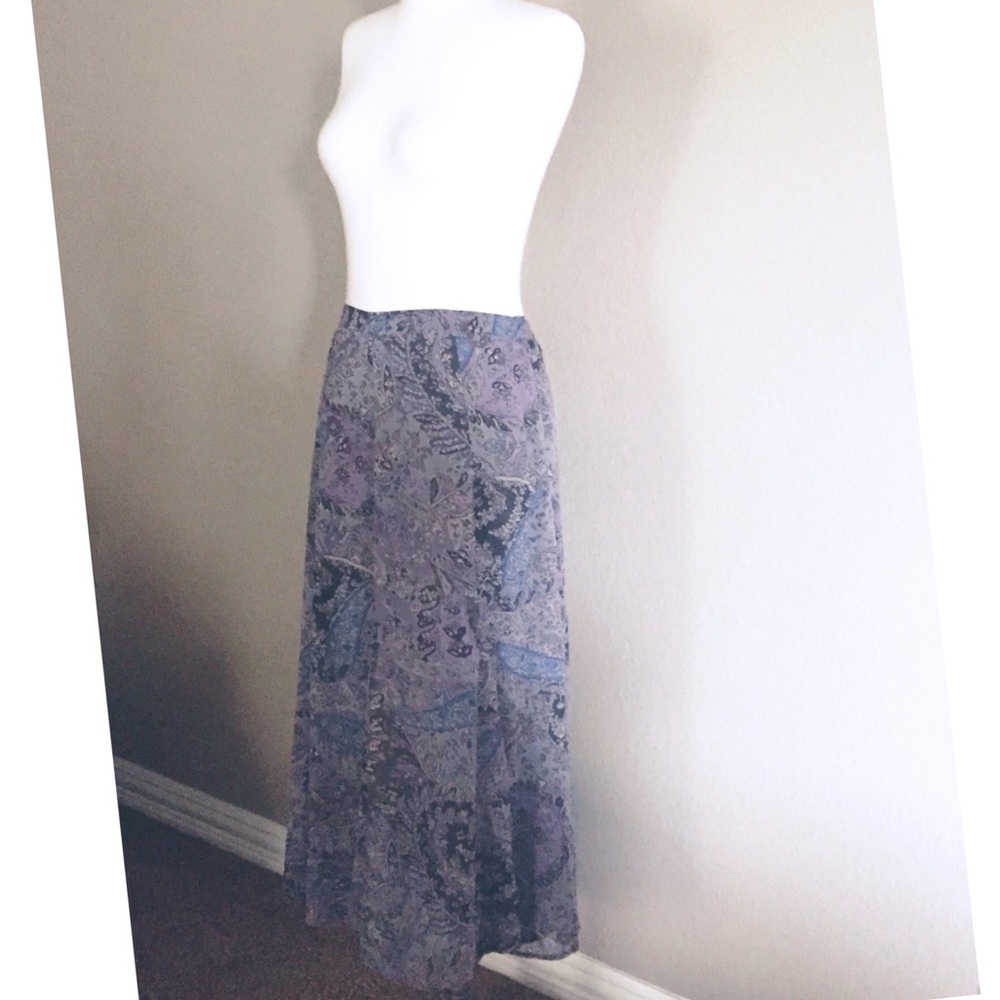 Vintage Y2K Coldwater Creek Gored Skirt Size Medium ( 10 - 12 )